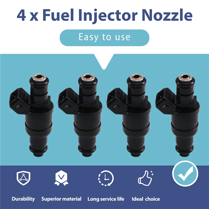 2,3 л L4 топливная форсунка 0000788123 4 шт./лот для SLK230 C230 1998-2000