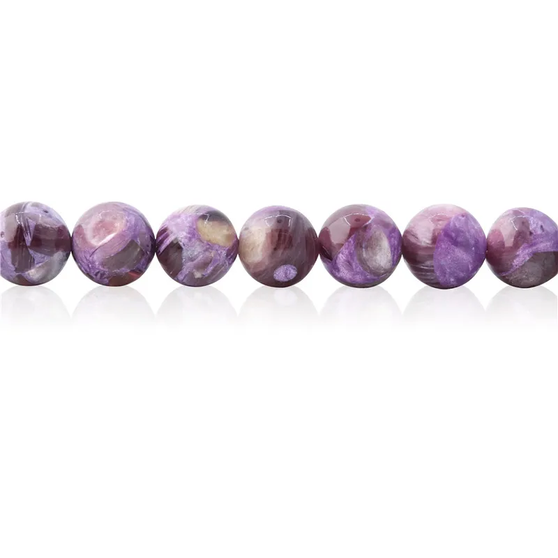 Natural Stone Larimar Agate Lepidolite K2 Azurite Honey Bee Round Beads 10MM For Jewelry Making Diy Bracelet