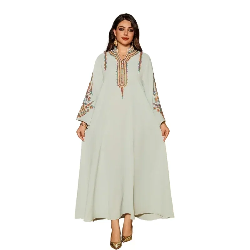 

Eid Muslim Abaya Morocco Fashion Robe Corban Dubai Elegant Party Dresses Islamic Kaftan Arab Women Clothes Middle East