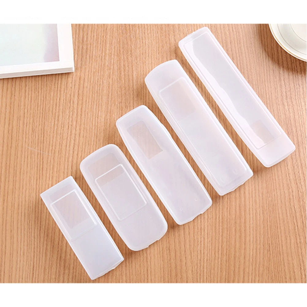 

Remote Control Case Universal Cover Controller Skin Spiral Silicone Protective Transparent Waterproof Protector