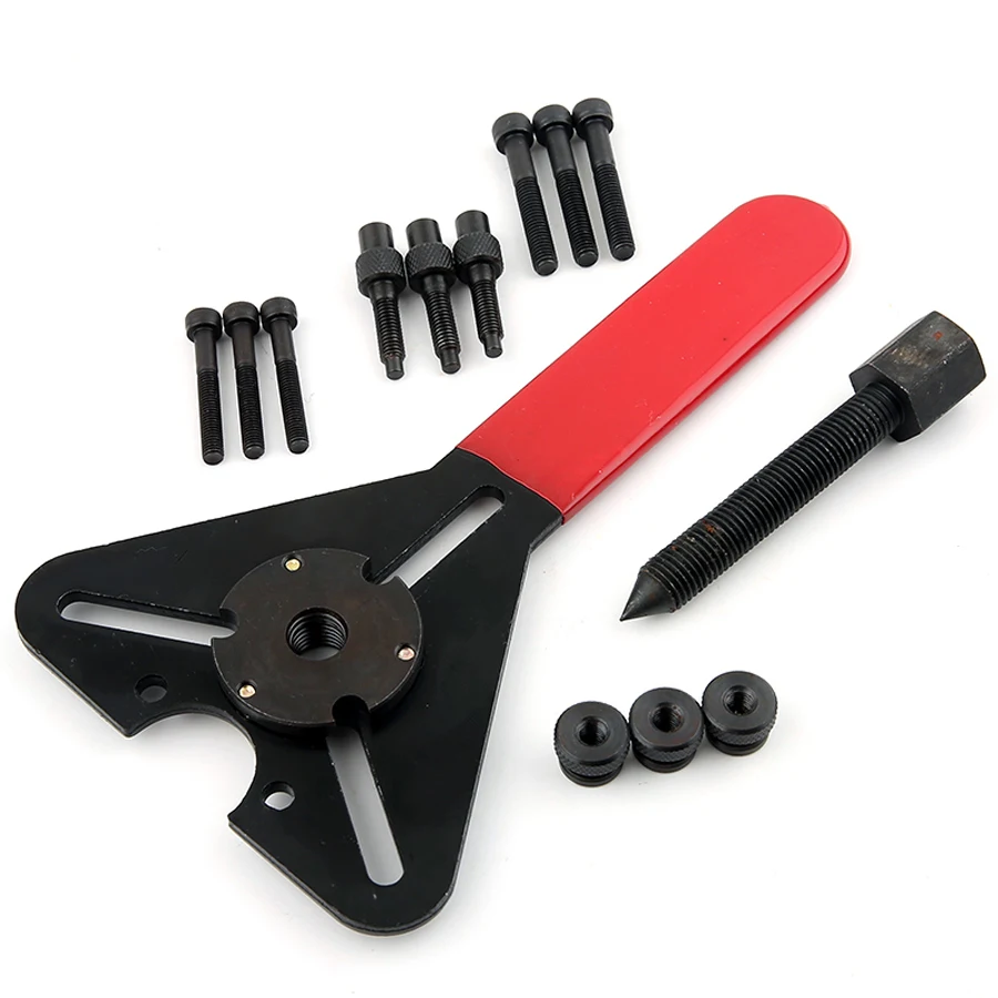 Universal Automotive Air Conditioning Compressor Clutch Remover Disassembly Tool Wrench Car Air Conditioner Repair Tools