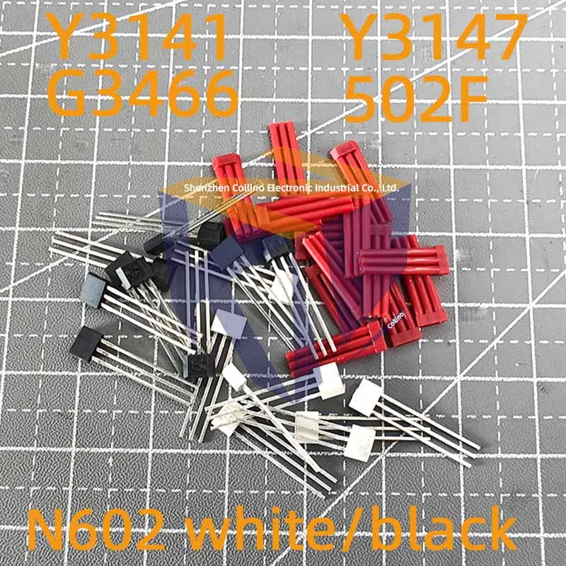 5 uds Y3141 G3466 502F N602 Y3147 TO-92S Sensor Hall del Motor