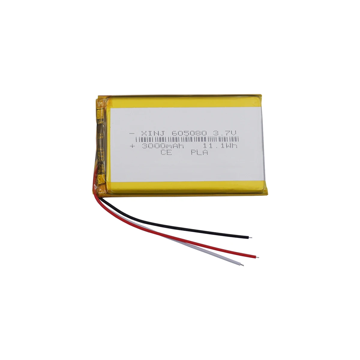 3.7V 3000mAh 11.1Wh NTC 3-przewodowy termistor Li Bateria litowa 605080   Lipo do kamery samochodowej GSP DashCam Głośnik Bluetooth e-book