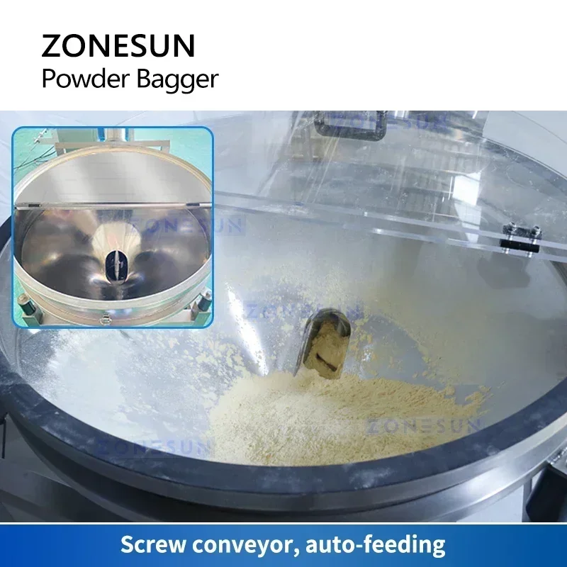ZONESUN VFFS Powder Filling and Sealing Machine Z S - F S 4 2 0 E