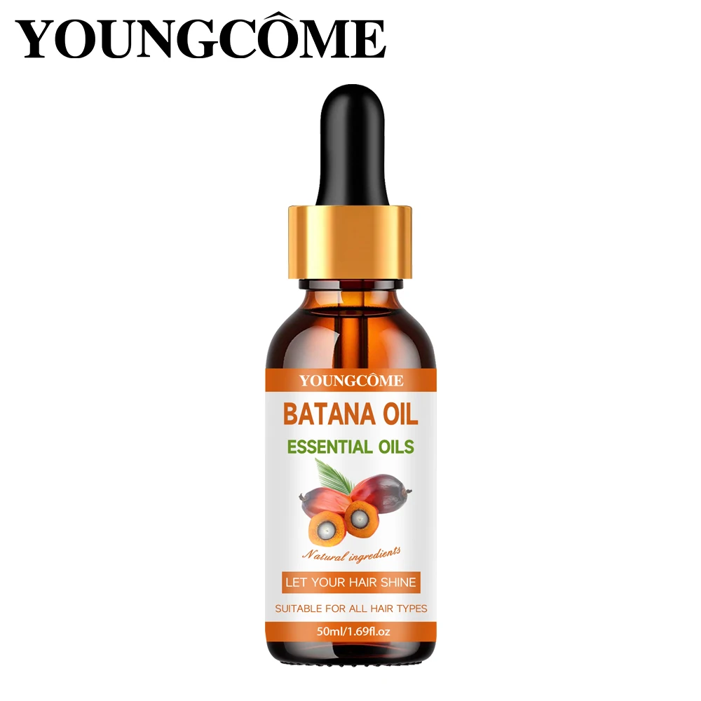 YOUNGCOME Batana Hair Oil-Nourishing and Moisturizing, Nourishing Treatment for Split Ends Dry Organics Hair Care Oil 30ml/50ml