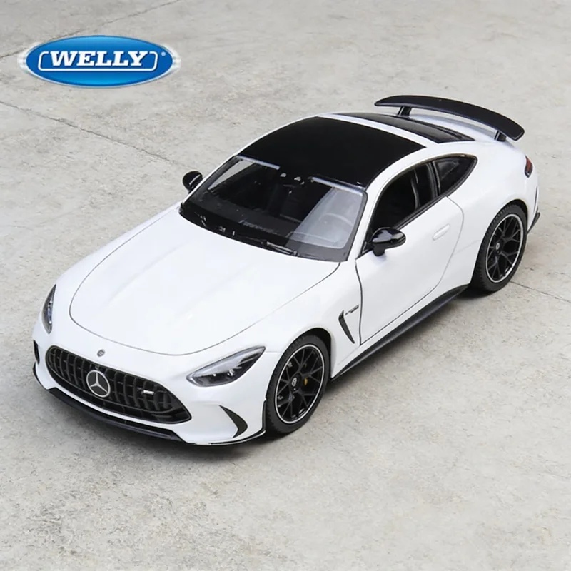 

Модель спортивного автомобиля WELLY 1:24 Mercedes-Benz AMG GT 63 Coupe из литого металла, игрушечная машинка, модель гоночного автомобиля, симуляция, подарок для детей