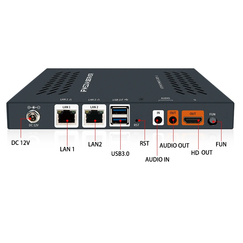 OTV-SMS1 خادم الوسائط تدفق صغير لتوزيع المحتوى ، ونقل الفيديو عبر الإنترنت ، تدفق مباشر الحرم الجامعي
