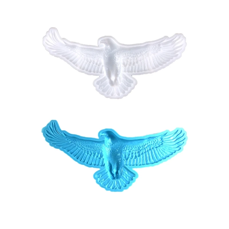 R3MC Flying Eagle Shape Silicone Molds DIY Crafts Plaster Mold Handmade Home Decoration Soap Table Ornament Mould Non-stick