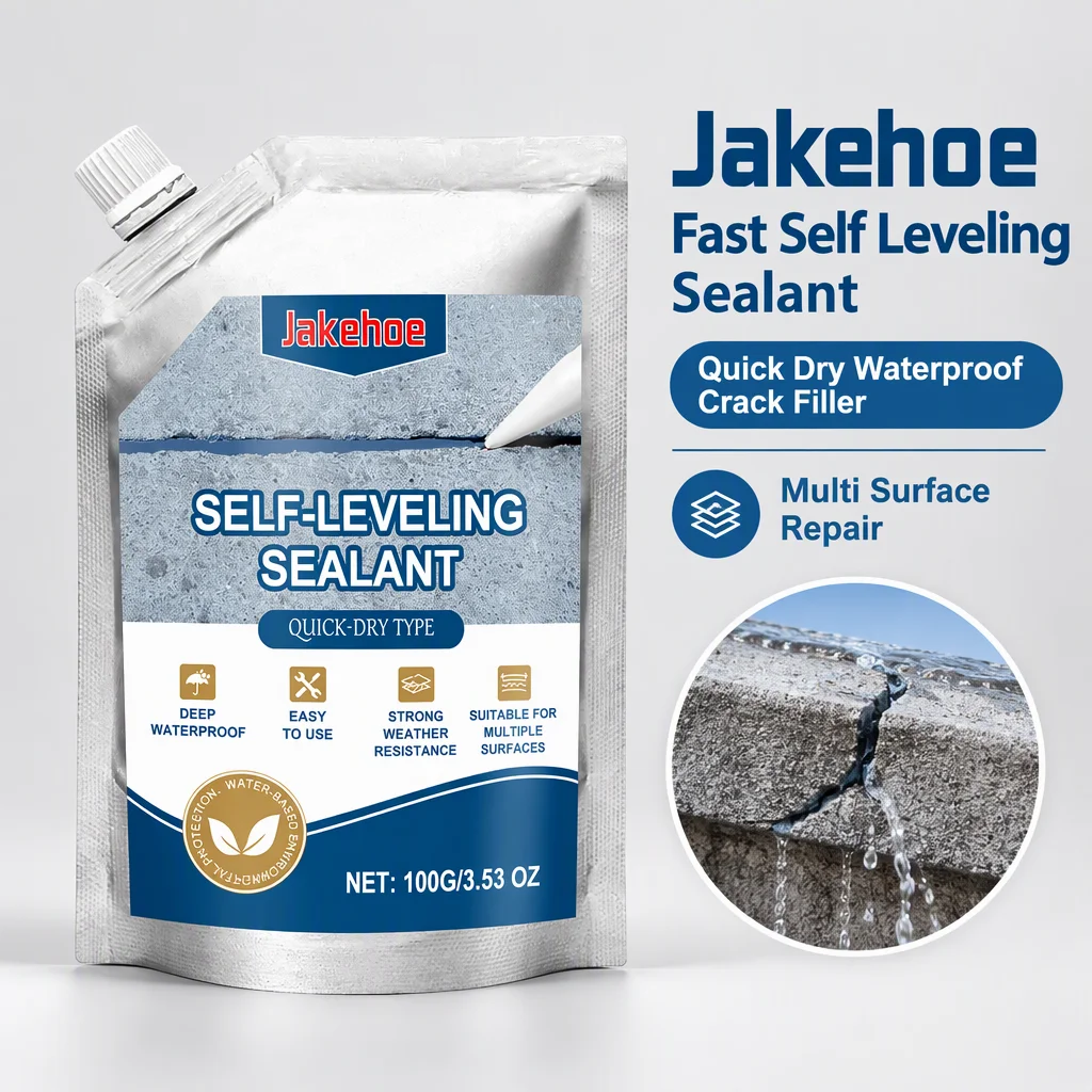 Concrete Crack Filling Agent Fast Self Leveling Sealant Quick Dry Waterproof For Concrete Tile Stone Roof Balcony Basement Joint