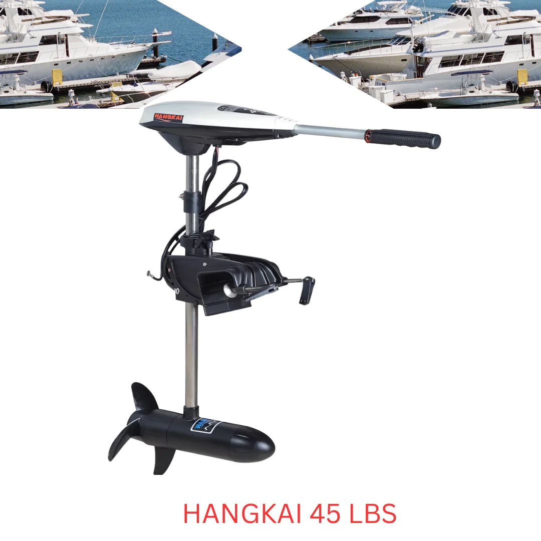 

Электрический подвесной троллинговый двигатель HANGKAI 45 фунтов — морской мотор, совместимый с соленой водой