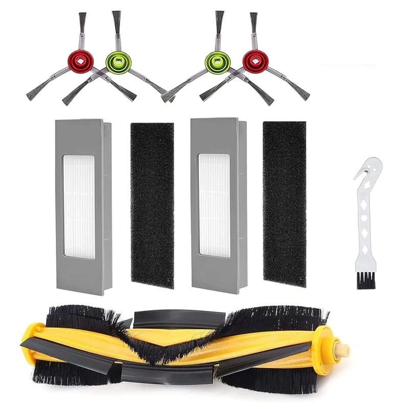 قطع غيار مكنسة كهربائية روبوت ، ملحقات لـ ecovacdeebot T9 ، T9 + ، T8 + ، T8 + ، T8 + ، tmax ، N8 ، 1500 ، N7