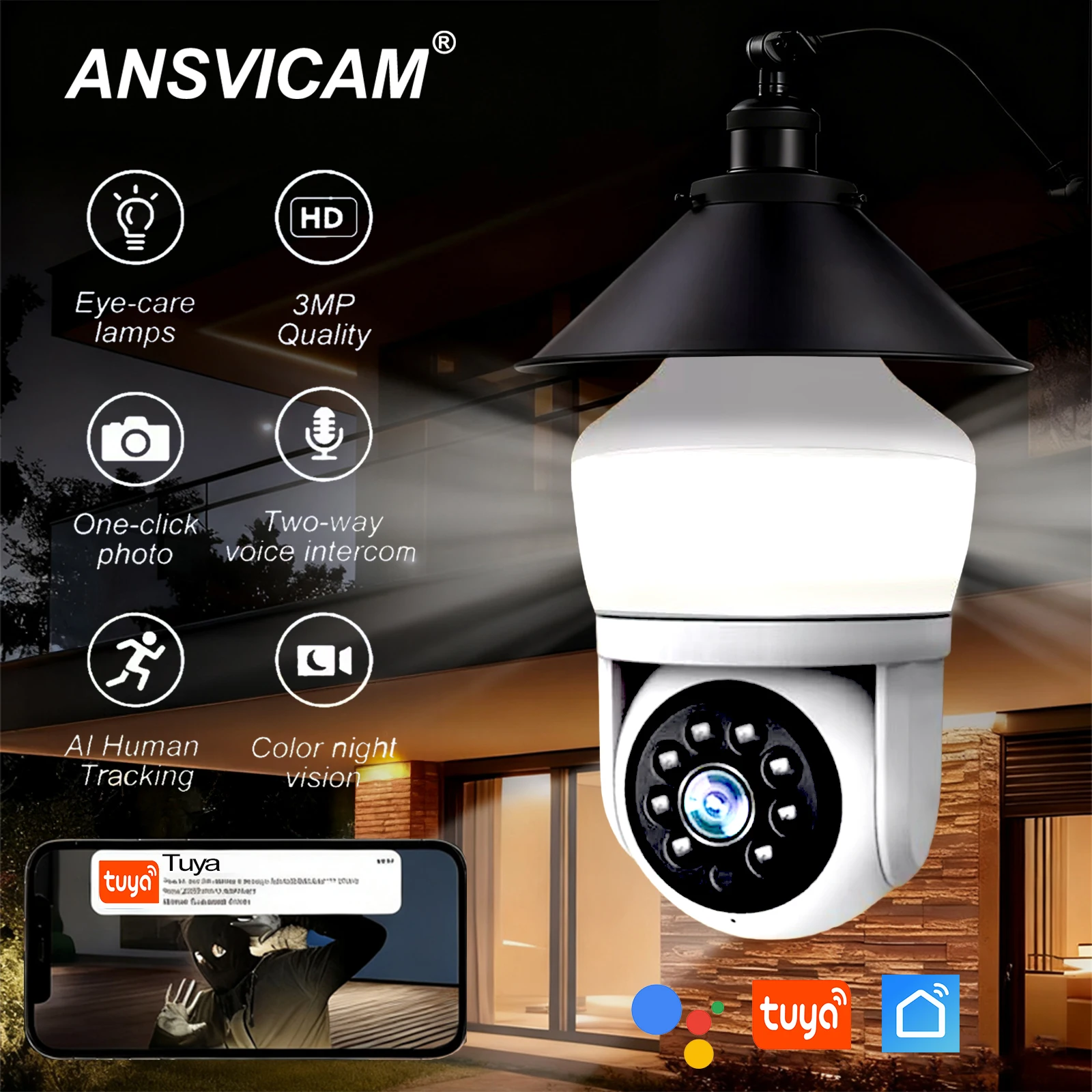 5MP Bulb Camera Wit… - image