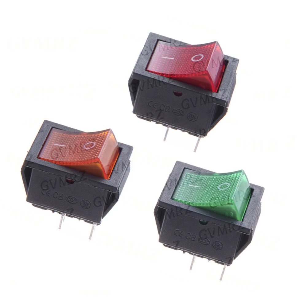 1PCS 5PCS 10PCS KCD4-202 4Pin Power Switch With Light 25x31mm 20A 125VAC Rocker Switch 25x31 16A 250VAC new Integrated circuit