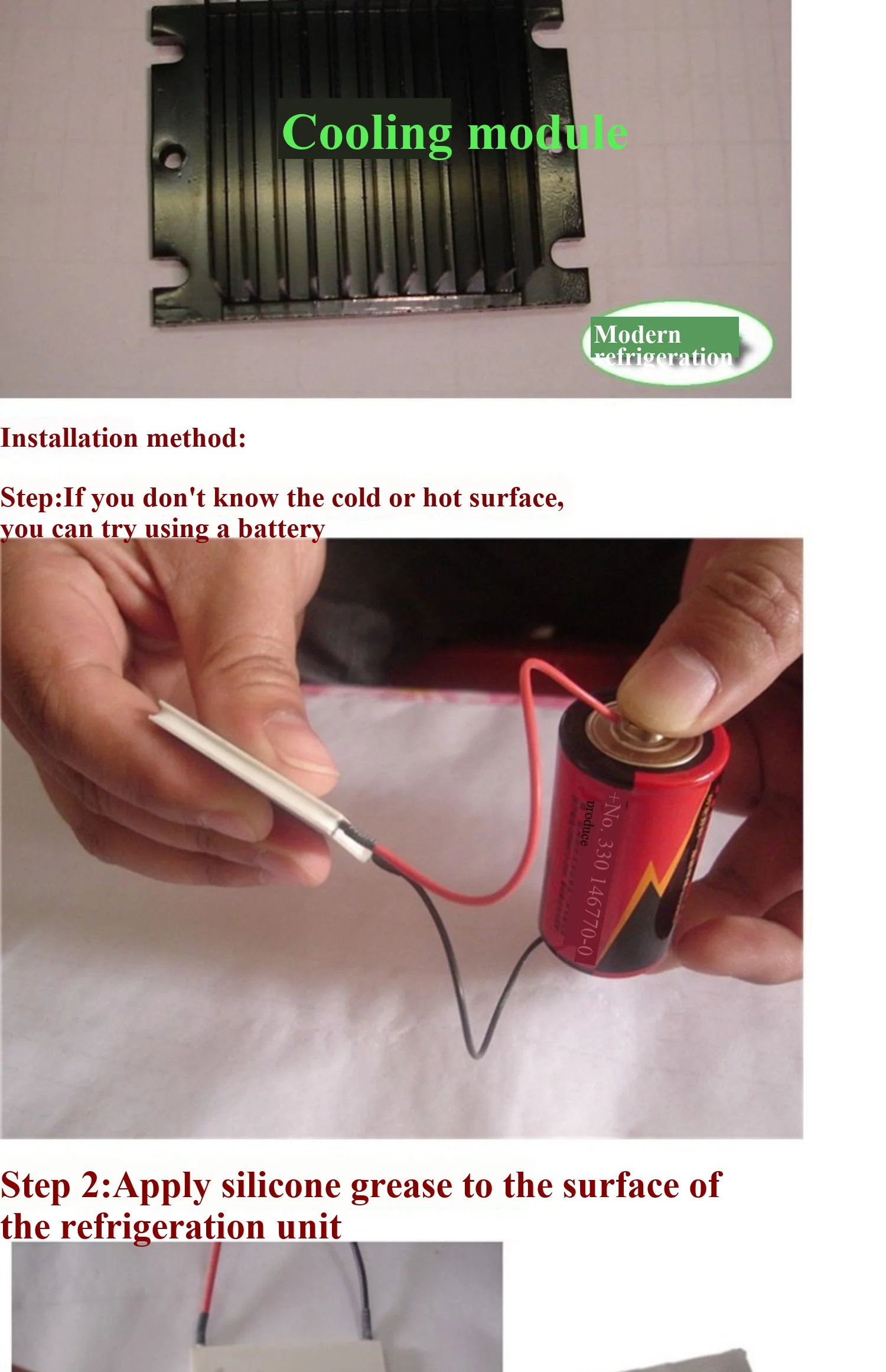 Komplettes Kühlset, Halbleiter-Kühlchip-Kühlsystemgerät, DIY-Kühler, ohne Kühlchip – Detail 6