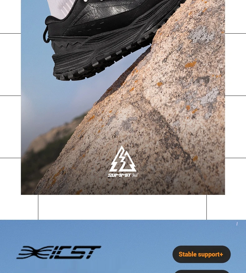 361 Degrees Men Running Shoes New Featherlight Soft Breathable Rebound Cushioning Grippy Outdoor Hiking Sneakers Male 672542214