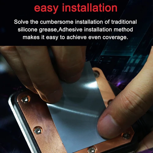 Imagen 2 del producto Honeywell PTM7950 almohadilla de cambio de fase 8,5 W/mk Material de grasa térmica portátil/CPU/GPU disipador de calor enfriamiento almohadilla de pasta conductora térmica