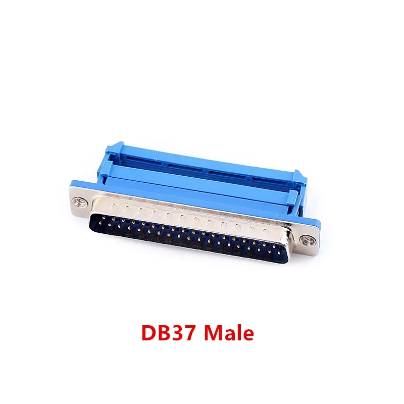 5Pcs DB9 DB15 DB25 DB37 DIDC9/DIDC15/DIDC25/DIDC37 Male Female Plug Serial Port Connector Idc Crimp Type D-SUB Rs232 Adapter