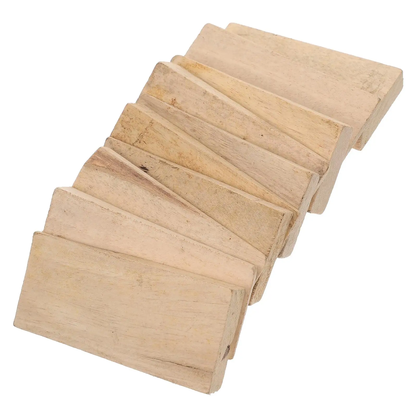 

10 Pcs Wood Plugs for Axe Hoe Hammer Wood Round Handle Wedge Wedges Repair Kit Hammer Repair Farming Tools Wooden Wedges