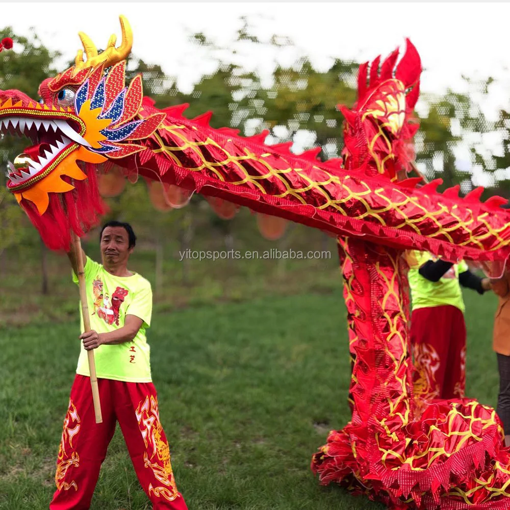 Chinese Traditional Dragon Dance Equipment Chinese Dragon Dance