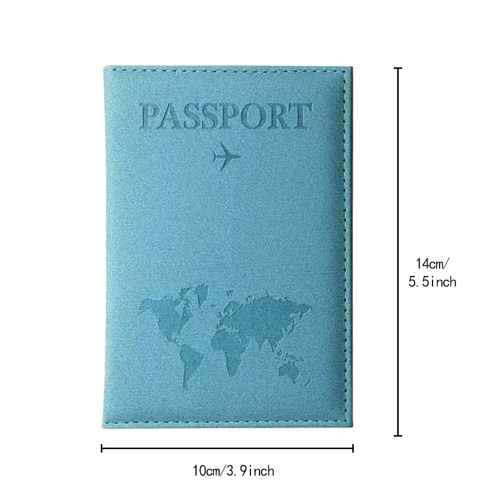 Multi-Function ID Bank Card Credit Card Protector Passport Storage Bag Women Men RFID Vintage Business Passport Covers Holder