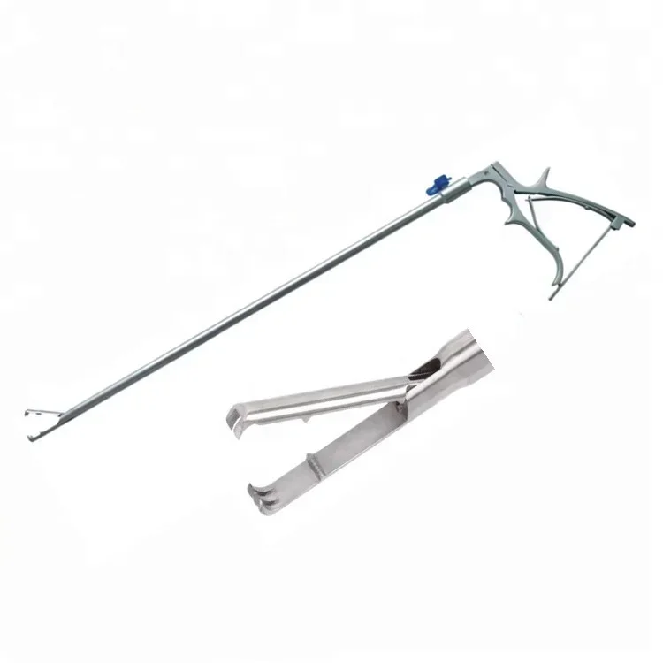 Stainless Steel 420mm Working Length Gynecology Instruments Medical Reusable Single Action Small Uterus Grasping Forceps