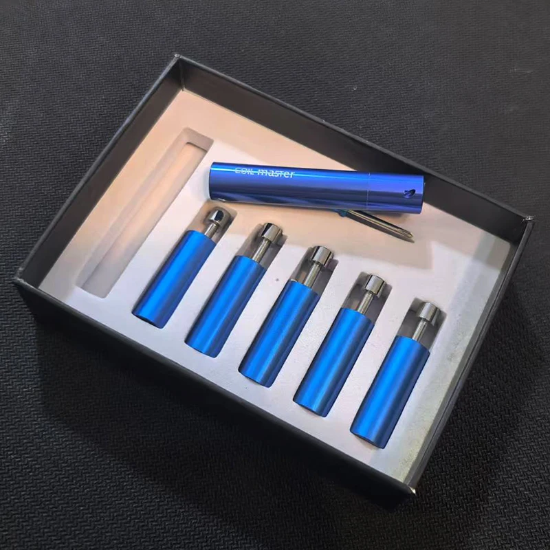 مجموعة اللف الرئيسية لـ 1.0/1.5/2.0/2.5/3.0 لفائف الرقصة 5 في 1 سلك التسخين الفتيل مجموعة المتداول لتقوم بها بنفسك أداة RDA RBA