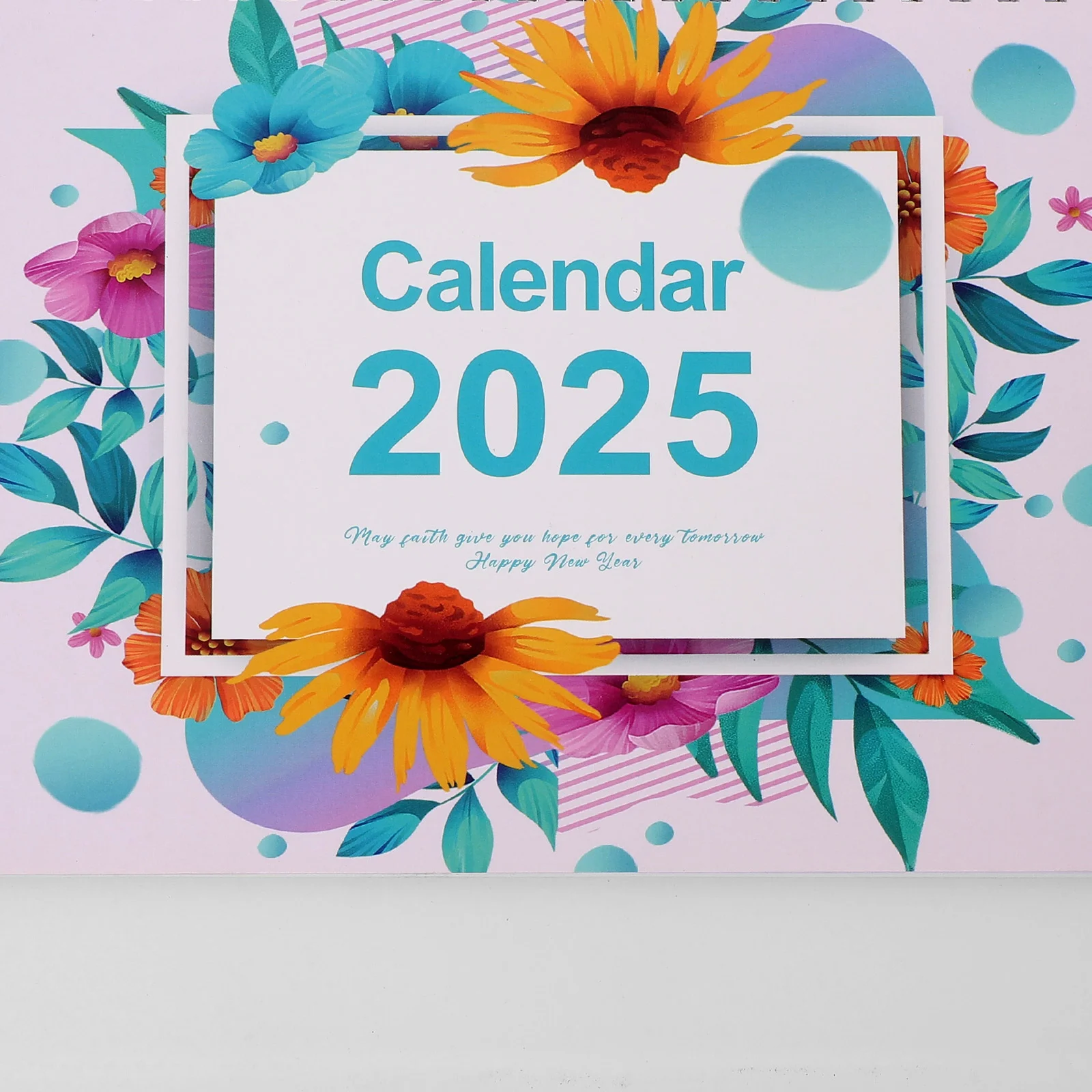 Bureaukalender 2025, flip-spiraalkalenders, muur voor groot notitieblok, make-up, adventsschema's