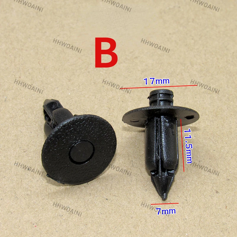 20pcs For New Blessed 125 Patrol Eagle Jiayuyuexing Suzuki Uuy Hongbao Humming Rivet Plastic Clip Expansion Screw Fastener