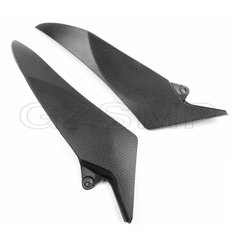 Motorcycle Tank Side Cover Cowl Panel Fairing ABS Black Plastic Fit for Yamaha YZF R1  2009 - 2014