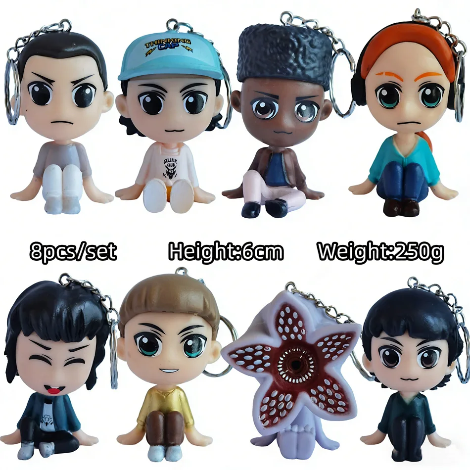 5 stijlvolle Anime Stranger Things figuren Jane Ives/Will Byers/Mike Wheeler actie figuren cosplay vinyl ornament figuren speelgoed cadeau
