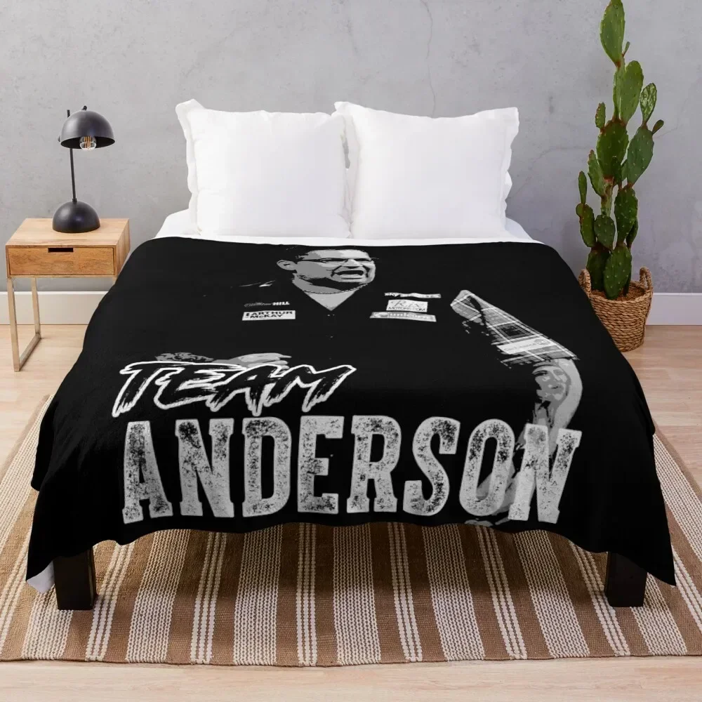 

Gary Anderson PDC 2022 Throw Blanket For Decorative Sofa Luxury Designer Baby Summer Blankets