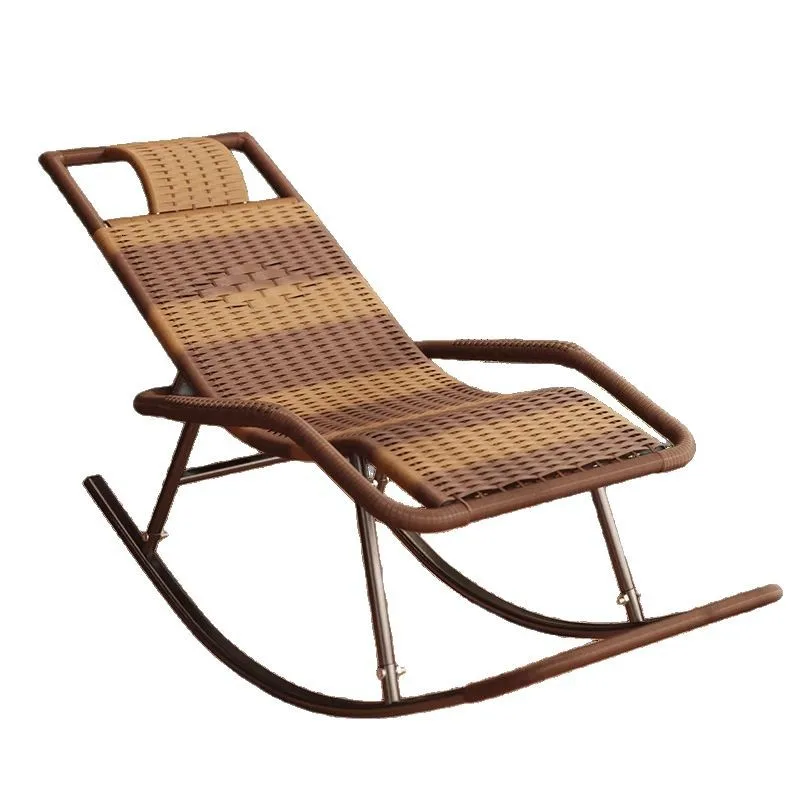

Reclining chair sofa Lazy Rocking Rattan sun balcony Leisure Household adult sleeping happy