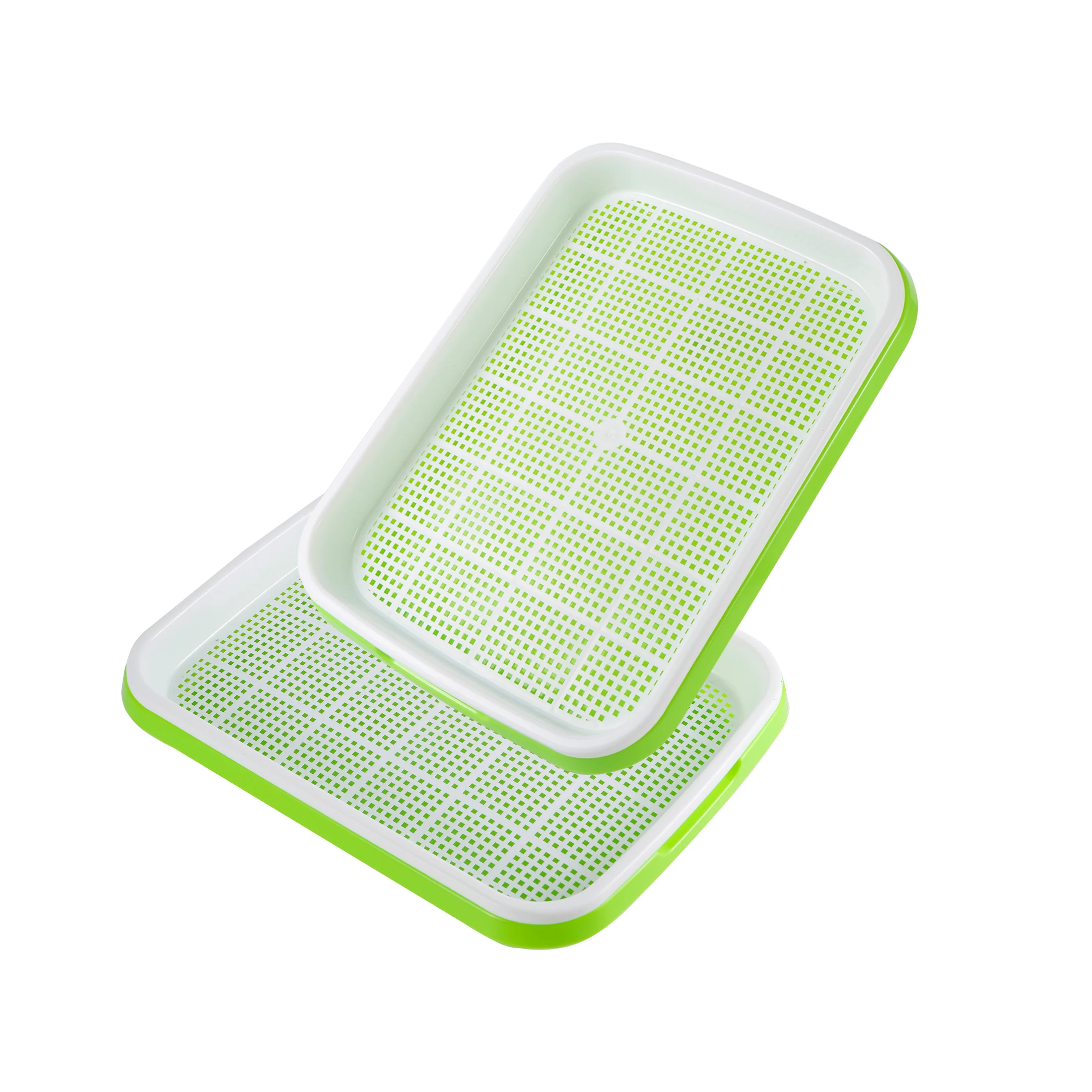 

Double Layer Bean Sprouts Hydroponic tray Seedling Tray Planting Dishes Growing Vegetables seedlings Garden Nursery Pots