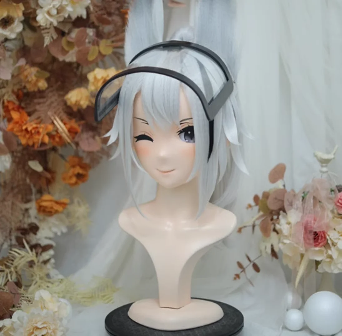 

(NFD-21-24)Customize Full Head With Lock Crossdress Doll Female/Girl Japanese Anime Cartoon Character Kig Cosplay Kigurumi Mask