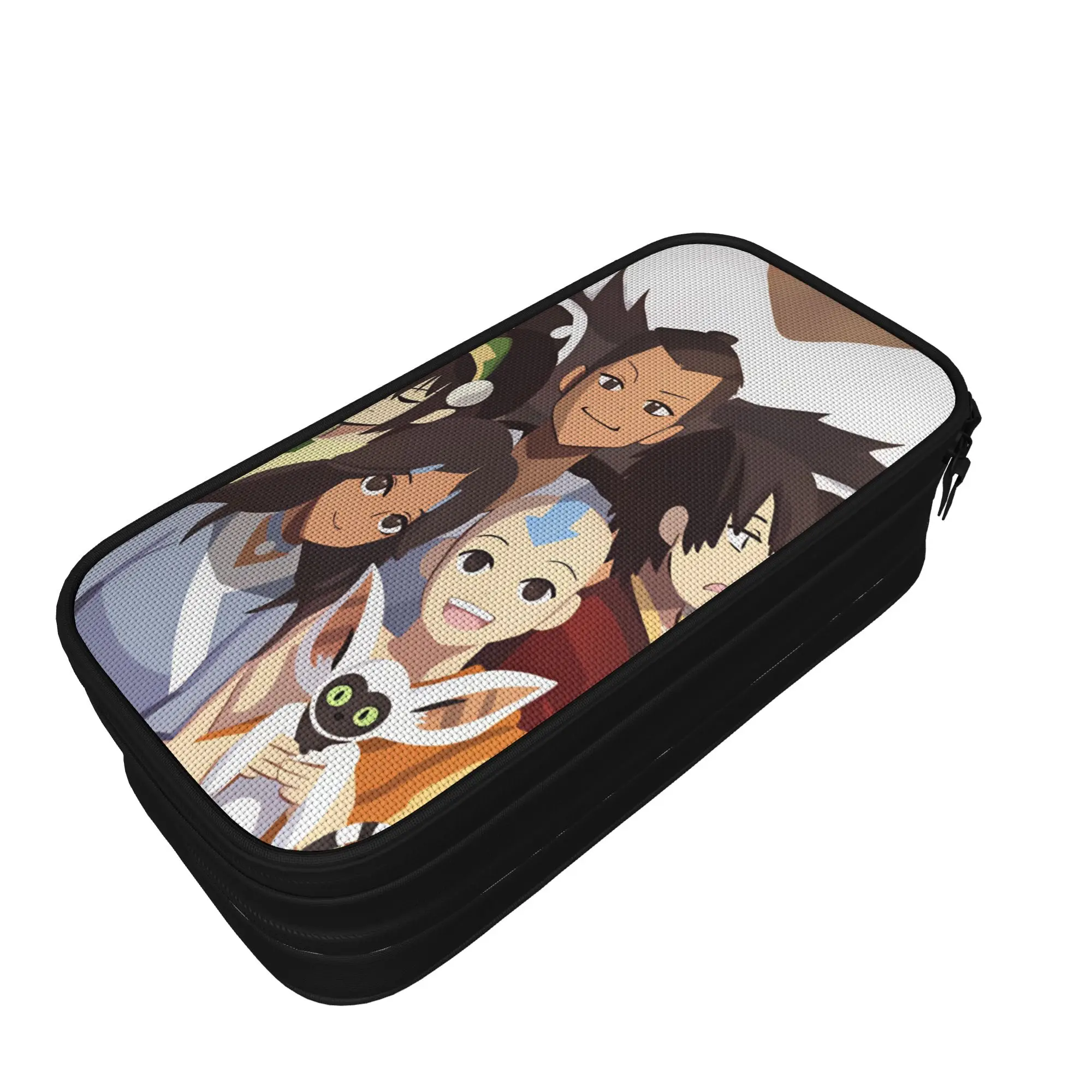 Avatars Airbenders Pencil Case  Canvas Pen Box Students Fashion University School Pencil Cases Stationery