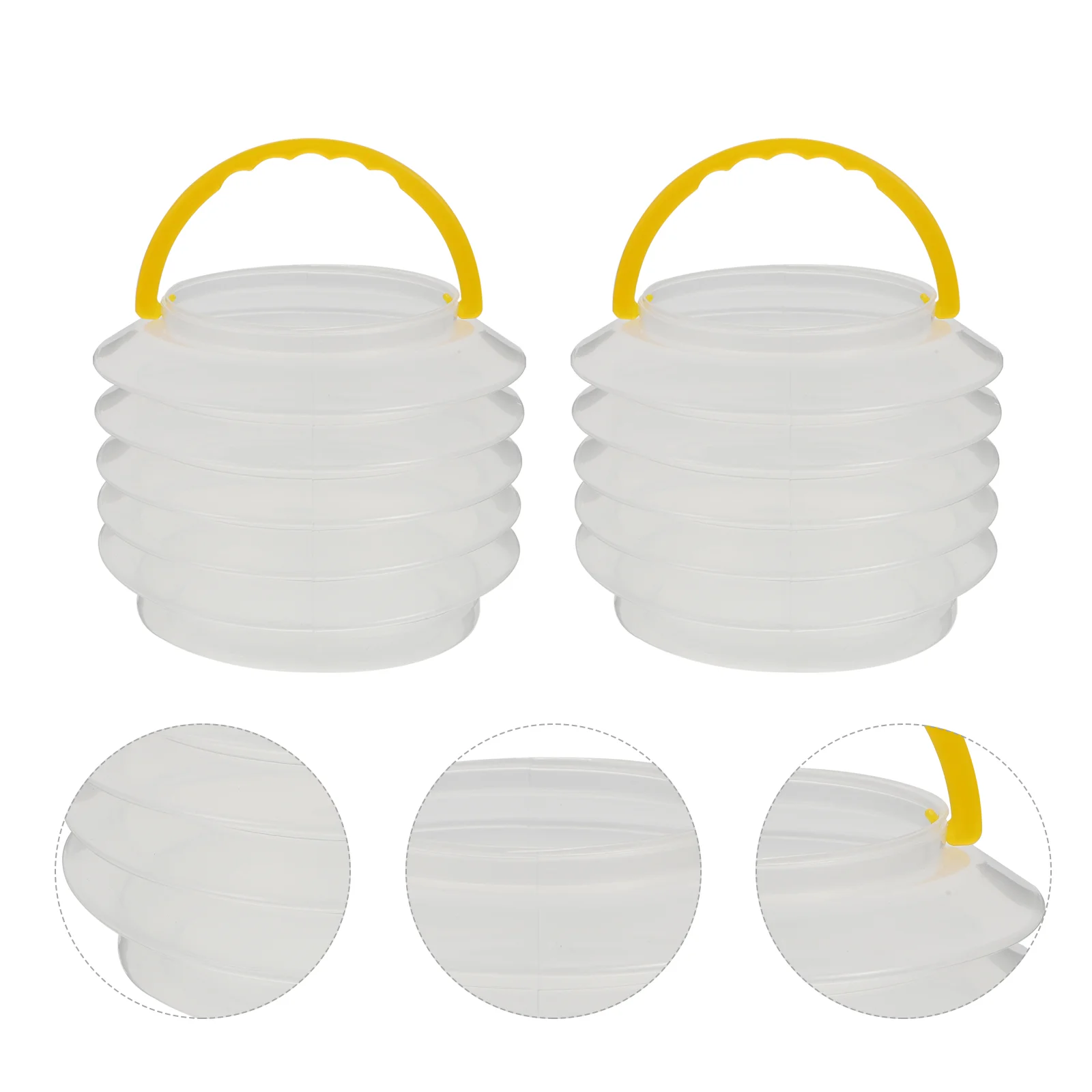 샤브 펜 홀더 Tempera 브러시 클리너 세척 버킷 그림 페인트 브러시 어린이 청소 접이식 버킷 접이식 플라스틱