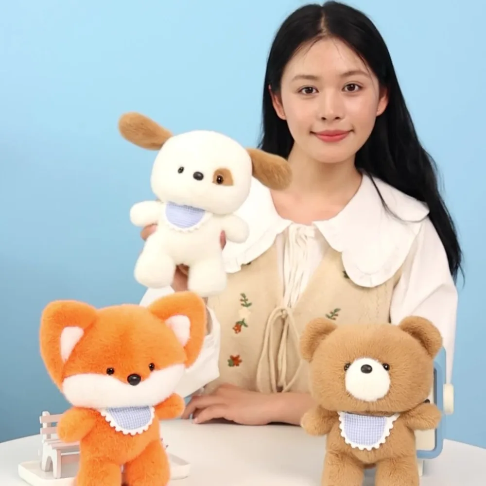 

Desktop Decoration Soft Little Bear Plush Toy Dog Cartoon Animal Animal Plush Doll Cute Pet Plush Bear Doll Kids Holiday Gifts