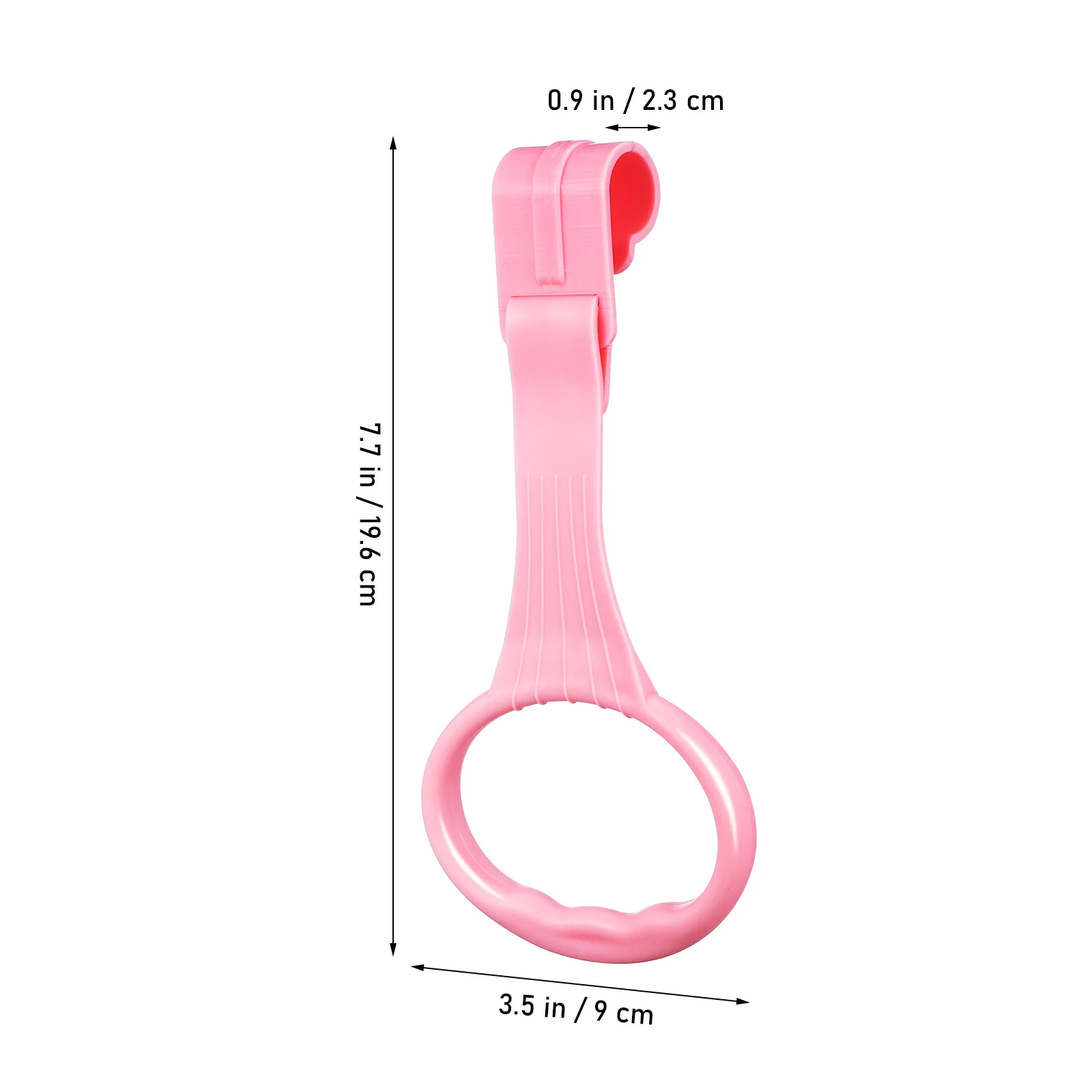 4 pezzi Anelli per trazioni per bambini Strumento in plastica durevole per culla Box Supporto per bambini Maniglia ad anello Anelli per appendere lettino