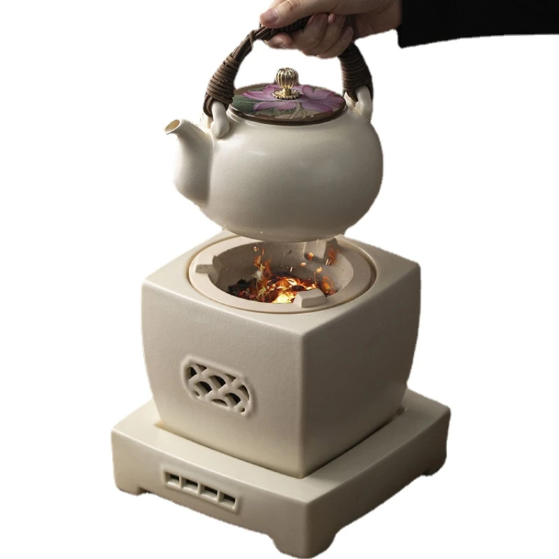 YY Electric Ceramic Stove Outdoor Tea Set Set Portable Tea-Boiling Stove Ceramic Kettle