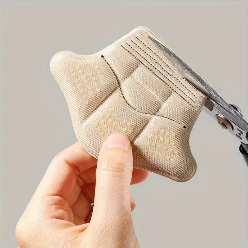 قطعة واحدة من وسادات وسائد الكعب للأحذية - مضادة للانزلاق، تمنع انزلاق الكعب والبثور، حشوات مريحة للعناية بالقدم للأحذية الفضفاضة