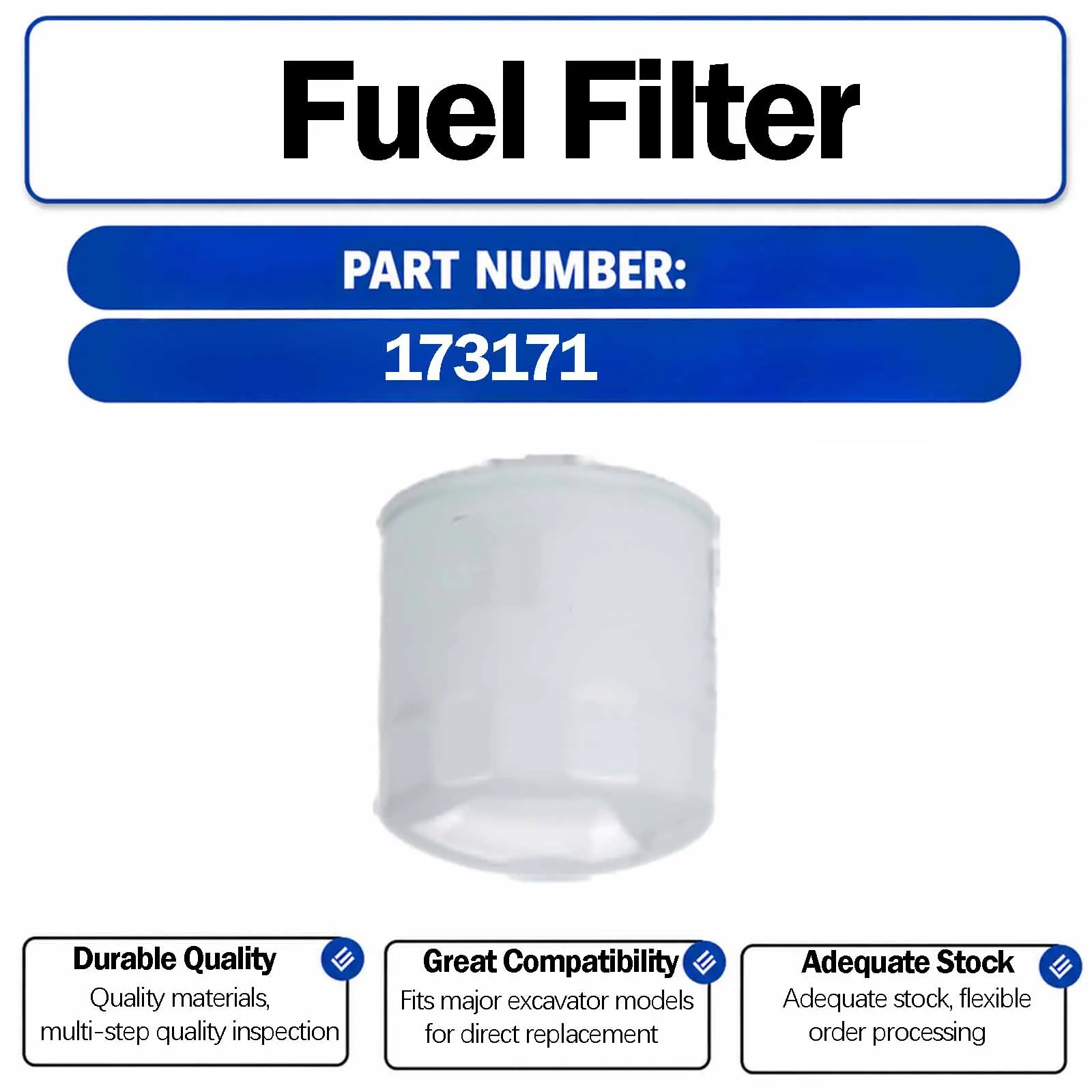 Oil Filter XCMG-JL-07511 For Jiahe JH65D Crawler Excavators