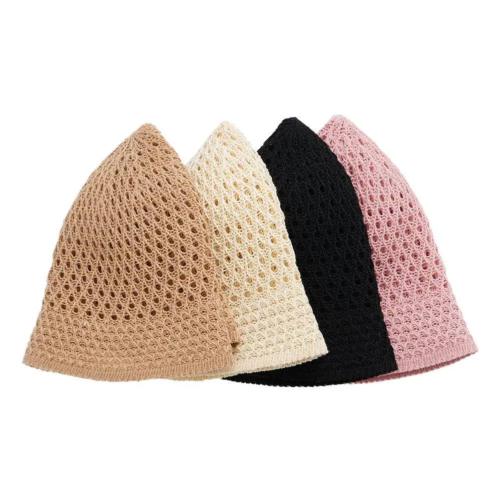 Summer Hollow Fisherman Hat Wide Brim Floppy Women Beach Straw Bucket Hat UV Protection Femme Shade Hat Women Hats