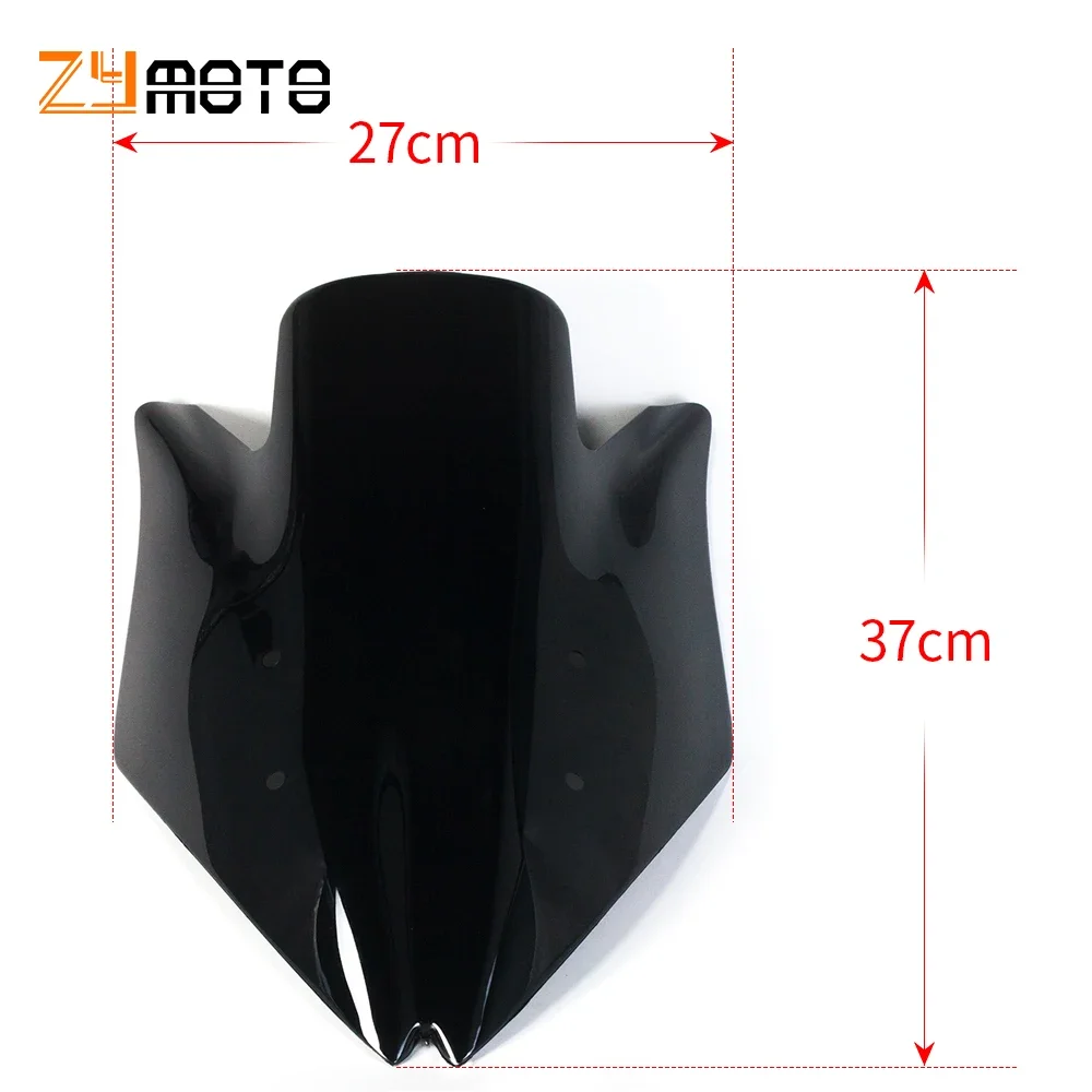 

Motorcycle Windshield Deflectors for Kawasaki Z1000 Z 1000 2007 2008 2009 Scooter Windscreen Double Bubble Wind Deflectors