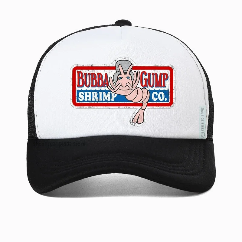 Adjustable Bubba Gump Baseball Cap Shrimp Co. 3D printing Hat Forest Gump Breathable Mesh Hats shrimp Trucker Dad caps bone