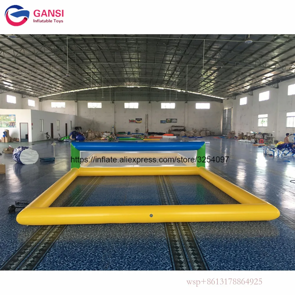 10*5*1.2M Inflatable Water Volleyball Floating Water Park Equipment Inflatable Beach Volleyball Court For Sale