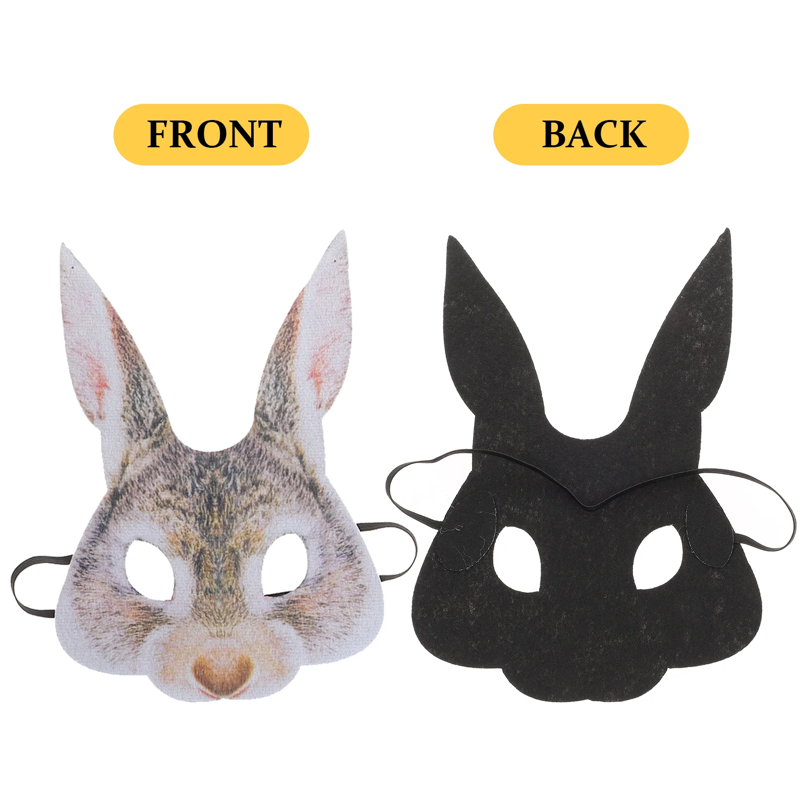 5 Pcs Animal Mask Party Prop Carnival Fox Digital Women Masquerade Plastic Halloween Masks Animals Women\'s Man