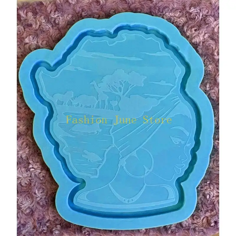 

N5KA Silicone Mold Tray DIY Epoxy Resin Casting MOuld for Jewelry Making Tool