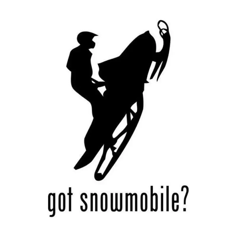 

Creative Fashion Personality Snowmobile Vinyl Sports Got Window Stickers 11.7cm*15cm
