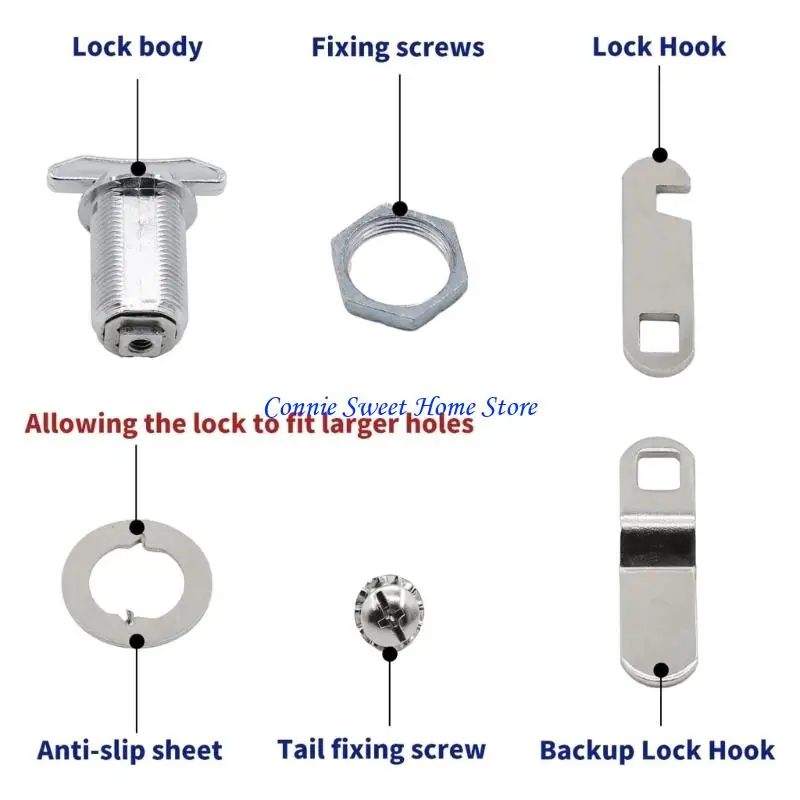 

LXAF Privacy Ensuring Cams Lock Secure Twist Lock Steel Lock for Various Compartments