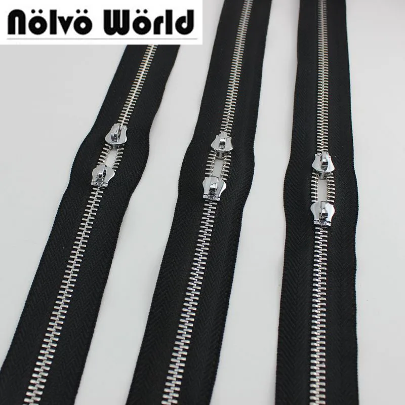 15Yards 5# Two way customize color DIY metal zipper accessories for bags,garments fabric High quality